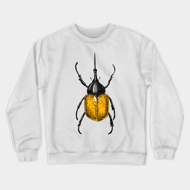 Hercules beetle Crewneck Sweatshirt by katerinamk